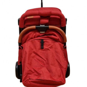 Carucior sport compact, pliere gen troller, pretabil pentru avion, HUG K8, rosu - Img 2