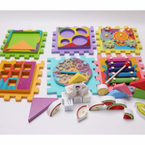 Cub Din Lemn Educativ Cu 6 Activitati - Img 4