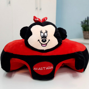 Fotoliu bebe plus sit up cu spatar .Minnie Mouse 45 x 46 x 15 cm ( latime x lungime) - Img 2