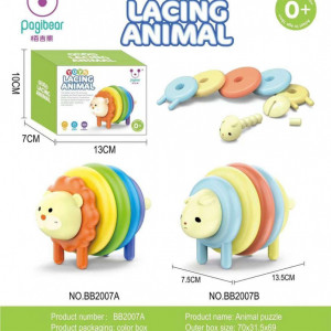 Joc bebe Puzzle turnulet Animal - Img 1