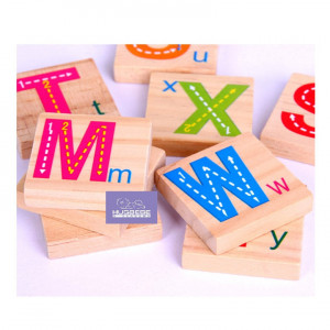 Joc educativ din lemn cu litere - Img 3