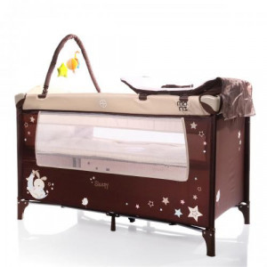 Pachet patut pliant Moni Sleepy New Bej si saltea pliabila MyKids - Img 2