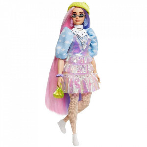 Papusa Barbie by Mattel Extra Style Beanie GVR05 cu figurina si accesorii - Img 2