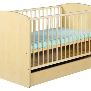 Patut Cu Sertar Klups Karolina II Natur + Saltea 12 MyKids MyDreams II - Img 2