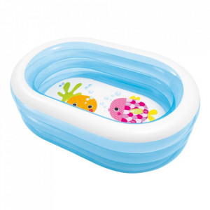 Piscina gonflabila copii ovala Intex Whale Fun - Img 2
