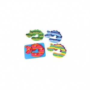 Puzzle De Stivuit Din Lemn Crocodil - Img 2