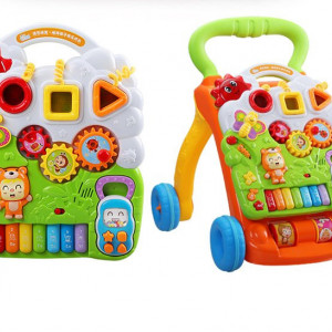 Antemergator Bebe Muzical, Multifunctional Si Interactiv, Pian