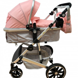carucior 2 in 1 bebe roz