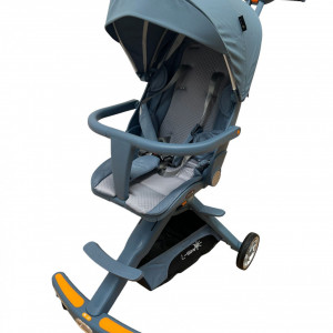 Carucior bebe sport, C2, scaun reversibil,cu pozitie de somn, cu lumini si muzica, albastru - Img 8