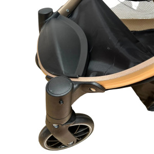 Carucior sport, pliere tip troller, 661, cadru cu suspensie si pozitie de somn, rosu