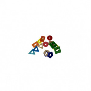 Coloane Sortatoare De Forme Din Lemn 5, Mickey Mouse - Img 3