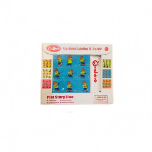 Cuburi puzzle 6 in 1 - Activitatile zilnice - Img 1