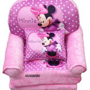 Fotoliu extensibil din plus cu 4 placi si pernuta inclusa- Minnie - Img 2