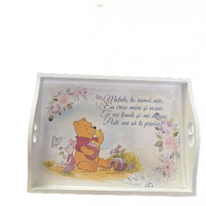 Set 5 piese tavița de moț, alba, Winnie The Pooh, EN GROS - Img 3