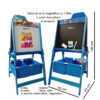 Tabla de scris, cu 2 fete, Lucky, dimensiuni 100*50*43 CM    