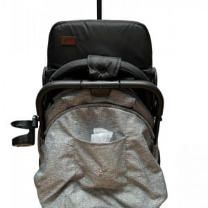 Carucior sport, C6 pliere troller, compatibil pentru avion, pozitie de somn, 6 luni-3 ani, Gri - Img 7