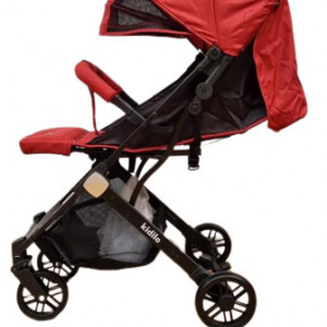 Carucior sport compact, pliere gen troller, pretabil pentru avion, HUG K8, rosu - Img 3