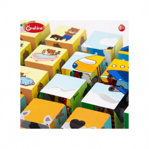 Cuburi puzzle 6 in 1 - Activitatile zilnice - Img 2