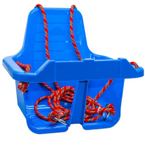 Leagan cu spatar din plastic, 6 luni-3 ani, albastru - Img 2