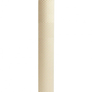 Lumanare botez, ceara naturala, diverse nuante, model fagure, gata de ornat, 40*5.5cm, alb laptos