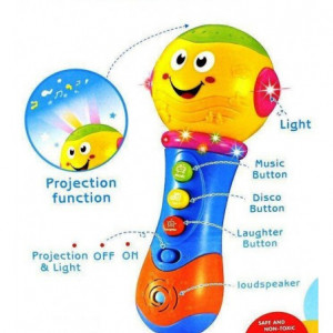 Microfon cu proiectii hugbebe 2