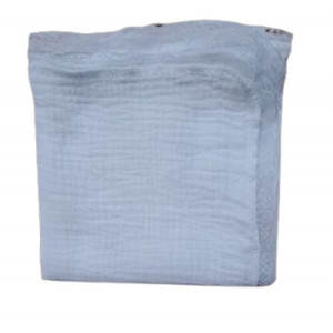 Muselina, panza de mir, cu danteluta pe margine, 75* 75 cm
