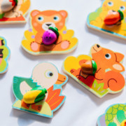 Puzzle din lemn Animalele din padure Djeco - Img 3