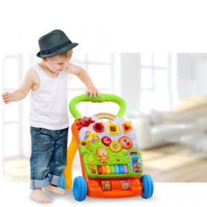 Antemergator Bebe Muzical, Multifunctional Si Interactiv, Pian - Img 3