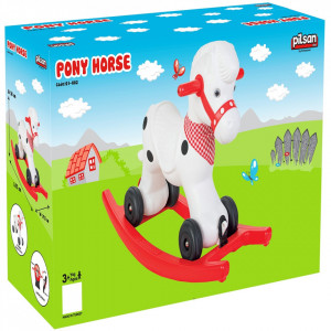 Balansoar pentru copii Pilsan Pony Horse white - Img 2