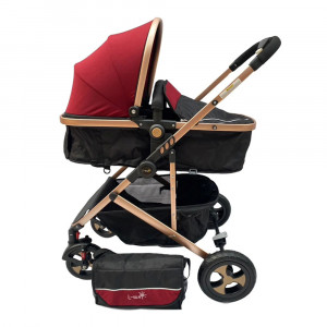 carucior 2 in 1 rosu hugbebe