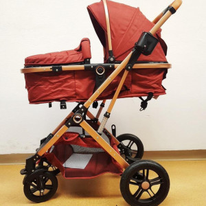CARUCIOR 2 IN 1, LANDOU REVERSIBIL, HUGBEBE A30,ROSU - Img 4