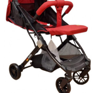 Carucior sport compact, pliere gen troller, pretabil pentru avion, HUG K8, rosu - Img 4