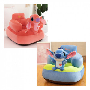 Fotoliu bebe din plus cu spatar - Lilo si Stitch