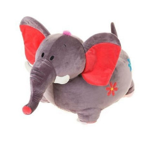 Fotoliu Elefant Jucarie Din Plus - Gri - Img 2