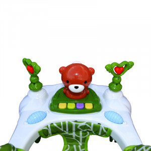 Premergator cu panou muzical si 3 trepte de inaltime, Ursuletul vesel - Img 2