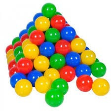 Set 100 bile colorate - 7 cm - Img 2