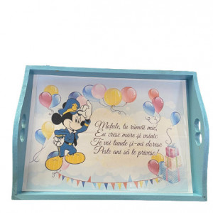 Set 5 piese tavița de moț, albastru,Mickey Mouse, EN GROS - Img 2