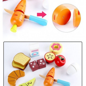 Set 5 Puzzle din lemn de taiat - Pofta buna! - Img 3