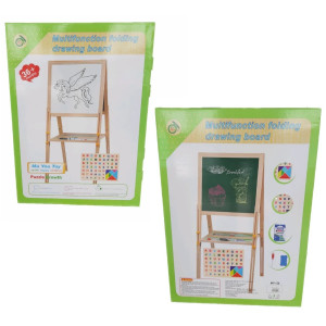 Tabla magnetica, 2 in 1, cu 2 fete, reglabila, 60-112 cm - Img 1