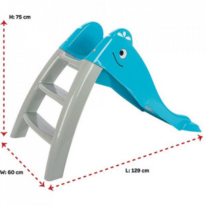 Tobogan Pilsan Dolphin Water Slide blue - Img 3