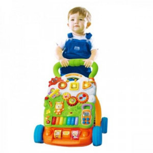 Antemergator Bebe Muzical, Multifunctional Si Interactiv, Pian - Img 4