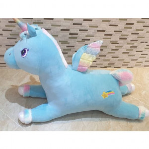 Calut Unicorn de plus 100 cm ALBASTRU