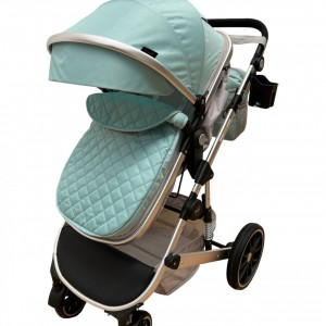 carucior 2 in 1 bebe, verde deschis