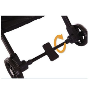 Carucior sport, L-Sun, pliere troller, compatibil pentru avion, pozitie de somn, 6 luni-3 ani, C8 ALBASTRU - Img 3