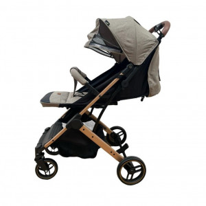 Carucior sport, pliere tip troller, C9, 6-36 luni, culoare crem