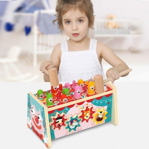 Centru activitati din lemn,6in1-Clown - Img 3