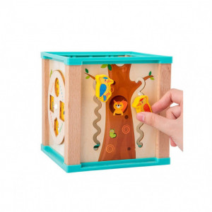 Cub multifunctional 5 in 1, cu labirint de bile - Bufnita - Img 2