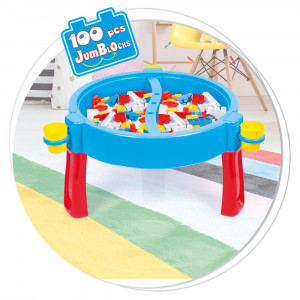 Masuta de activitati cu 100 cuburi de construit - Img 2