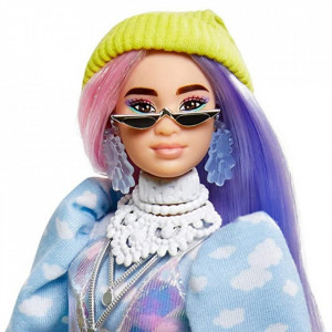 Papusa Barbie by Mattel Extra Style Beanie GVR05 cu figurina si accesorii - Img 4