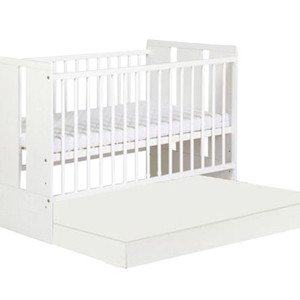 Patut Cu Sertar Klups Paula Alb + Saltea 12 MyKids - Img 2